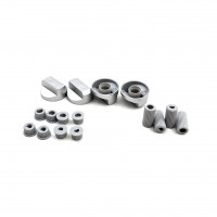 Ручки универсальные для плиты серебристые комплект 4шт